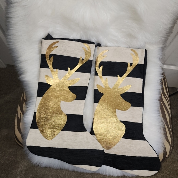 Set of 8 Reindeer stockings - Picture 5 of 5